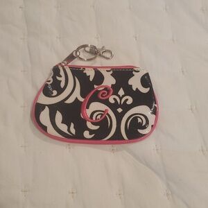 Letter C Monogram Coin/Credit Card Holder (37)